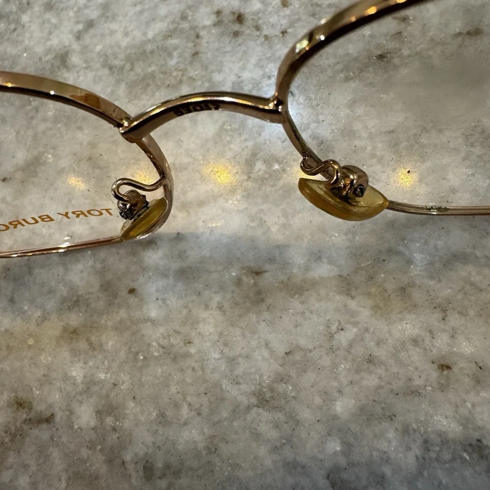 Tory Burch Eyeglasses, Frames Only, TY 1077 3340, 51-17-140,Metal,Pink/Rose Gold